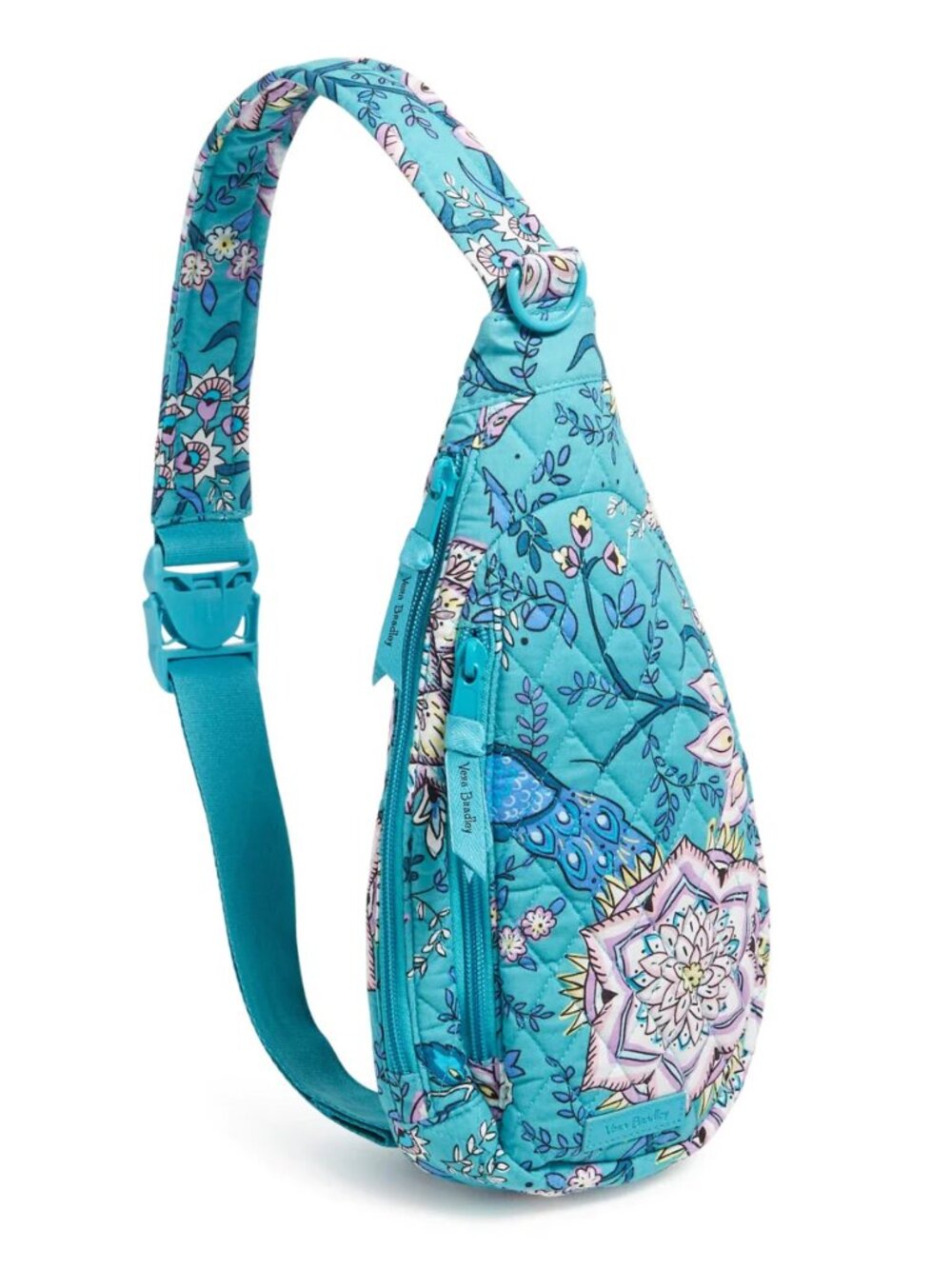 Vera Bradley Essential Compact Sling Backpack in Peacock Garden NWT